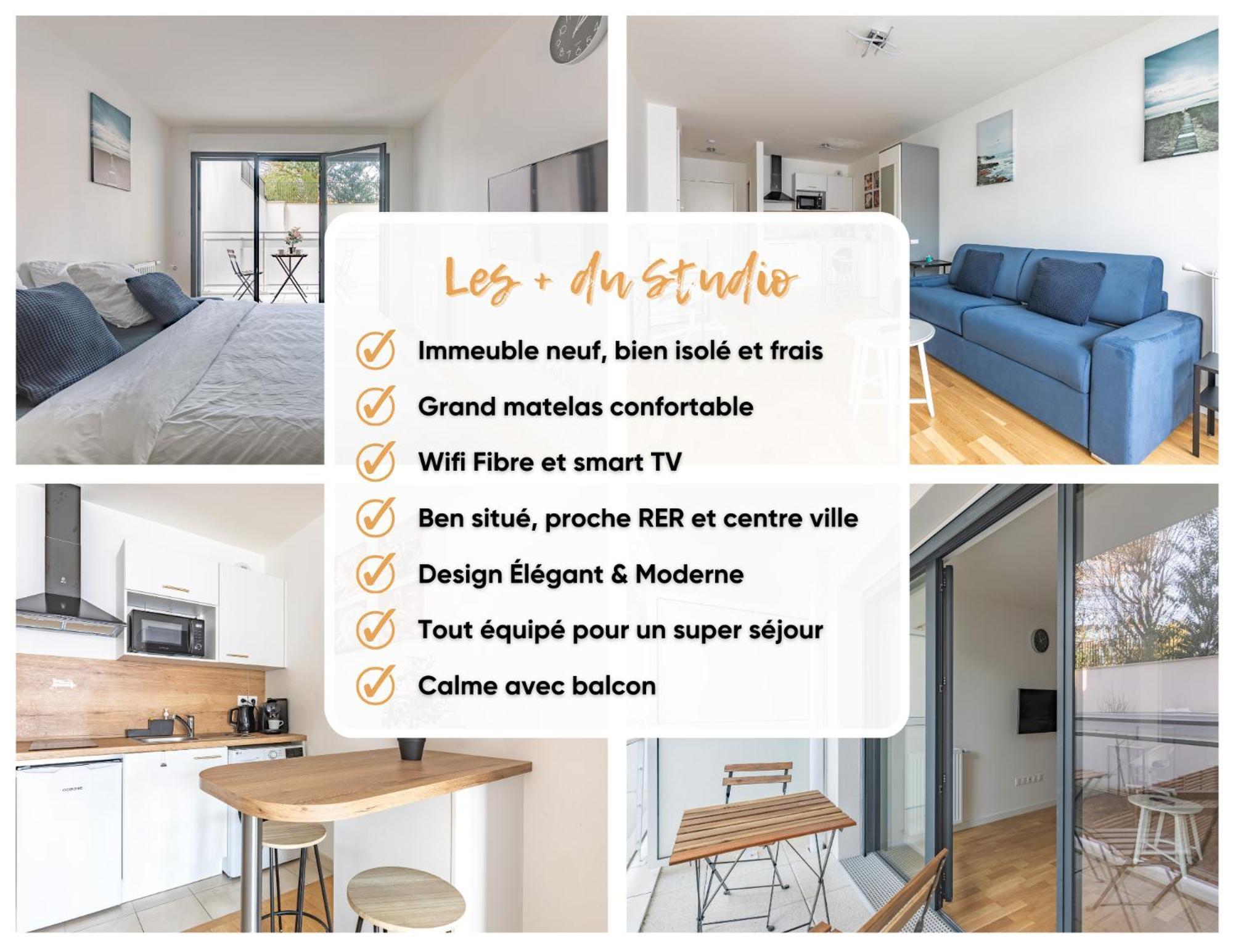 Studio Neuf Proche Parc De Sceaux / Rer מראה חיצוני תמונה